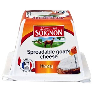 Soignon Spreadable Goat's Cheese Honey 150G