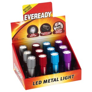 Eveready Metal Flashlight X12