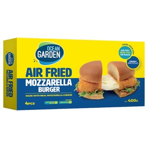 Ocean Garden Frozen Air Fried Mozzarella Burger 4 Pieces 400G