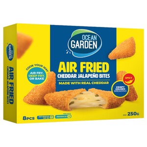 Ocean Garden Frozen Air Fried Cheddar Jalapeño Bites 8 Pieces 250G