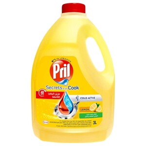 Pril Liquid Dishwash Cold Active Lemon 3L