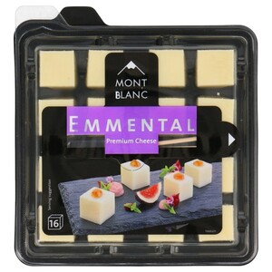 Mont Blanc Emmental Premium Cheese Cubes 100G