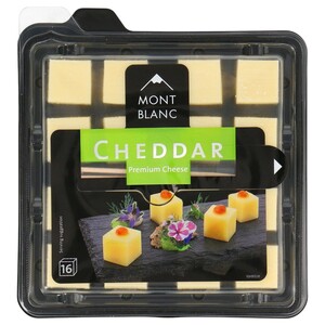 Mont Blanc Cheddar Premium Cheese Cubes 100G