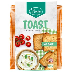 Benina Toast Without Salt 330G