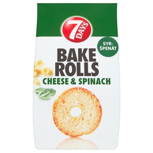 7 Days Bake Rolls Cheese & Spinach 80G