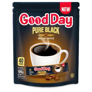 Good Day Pure Black Instant Coffee 2.5G X40