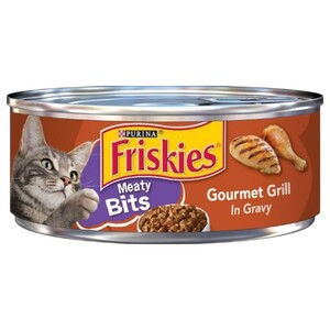 Friskies Cat Food Meaty Bits Gourmet Grill 5.5Oz