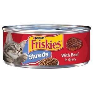 Friskies Cat Food Shreds With Beef In Gravy 5.5Oz