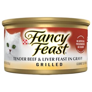 Fancy Feast Grilled Tender Beef & Liver Feast In Gravy 85G
