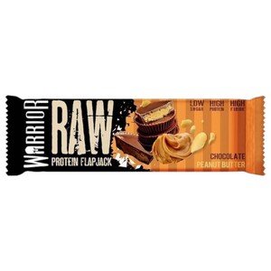 Warrior Raw Protein Bar Flapjack Chocolate Peanut Butter 75G