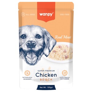 Wanpy Dog Food Chicken & Duck 100G