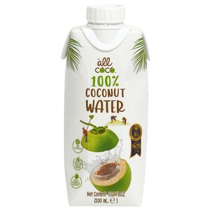 All Coco 100% Coconut Water 330Ml