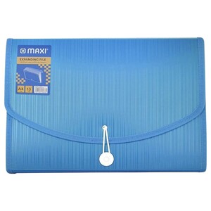 Maxi Expansion File With String Blue