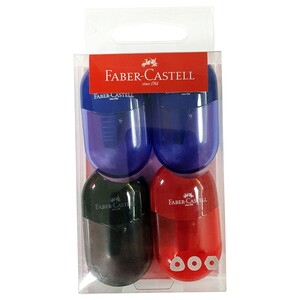 Faber Castell Mini Apple Sharpener 4 Pieces Classic Fcc183578