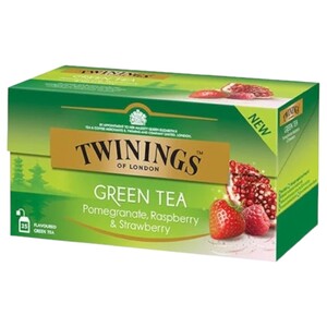 Twinings Green Tea Pomegranate, Raspberry & Strawberry 25 Bags