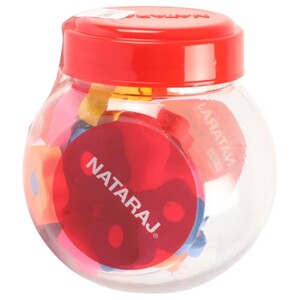 Nataraj Petals Eraser Jar 25 Pieces