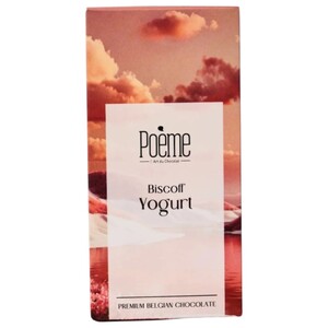 Poeme Chocolate Tablet Biscoff Yogurt 100G