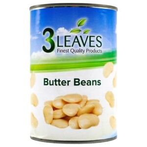 3 Leaves Butter Beans 400G