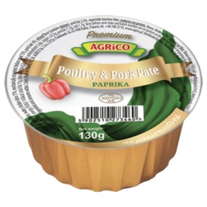 Agrico Premium Poultry & Pork Paprika Pate 130G