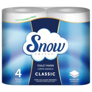 Snow Toilet Paper 4 Rolls