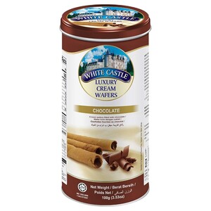 White Castle Luxury Wafer Roll Chocolate 100G