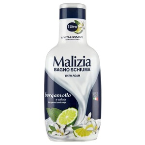 Malizia Shower Foam Bergamot & Sage 1L