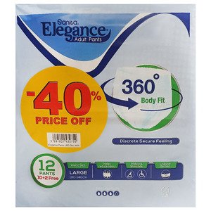 Elegance Adult Pants Large 10+2 Free -40% Off