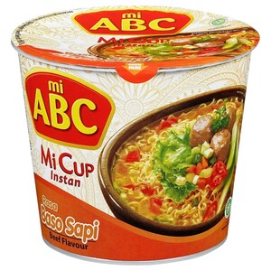 Abc Mi Noodles Beef Cup 60G