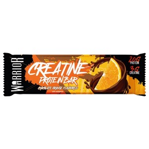 Warrior Creatine Protein Bar Chocolate Orange 75G