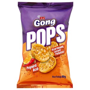 Eti Gong Pops Chili Pepper & Cheese 80G