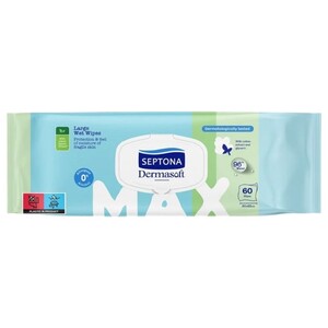 Septona Baby Wipes Dermasoft Max 60 Pieces