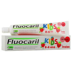 Fluocaril Kids Toothpaste Strawberry 0-6 Years 75Ml