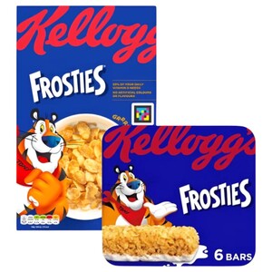 Kellogg's Frosties Cereal 470G + Kellogg's Frosties Cereal Bars Free 150G