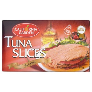 California Garden Tuna Slices In Sunflower Oil With Chilli 120G