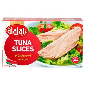 Al Alali Tuna Slices In Sunflower Oil With Chili 100G