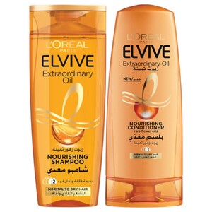 Elvive Shampoo Extraordinary Oil Normal 400Ml + Conditioner 200Ml
