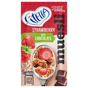 Fitella Muesli Strawberry With Chocolate 50G