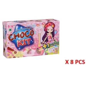 Haitai Choco Biscuit Kit Pink-Blue 46.3 Gr X8