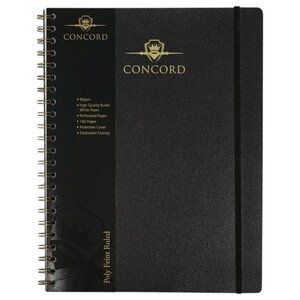 Concord Spiral Note Book 160 Pages