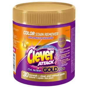 Clever Attack Gold Plus Oxy Stain Remover Powder Colour 730G