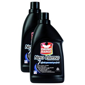 Omino Bianco Nero Intenso Liquid Laundry Detergent 1L X2