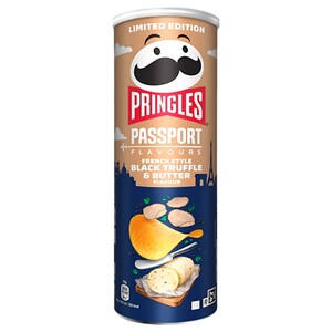 Pringles Potato Chips Passport Black Truffle & Butter 165G