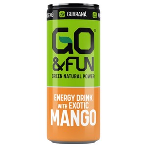 Go & Fun Energy Drink With Exotic Mango 250Ml