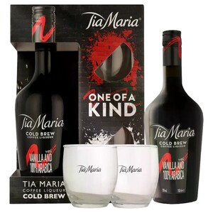 Tia Maria Cold Brew Coffee Liqueur + 2 Glasses 70Cl