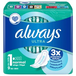 Always Ultra Normal Plus 9 Pieces