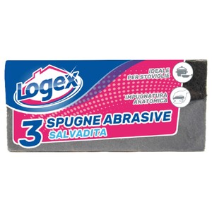 Logex Sponge Abrasive Salvadita 3 Pieces