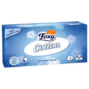 Foxy Cotton Ultra Soft Tissues 90 Sheets