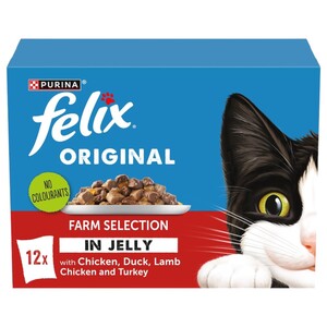 Purina Felix Farm Selection In Jelly 85G X12
