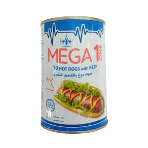 Mega One Hot Dog Beef 400G
