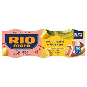 Rio Mare Tuna In Olive Oil With Lemon & Pepper 65G X3
